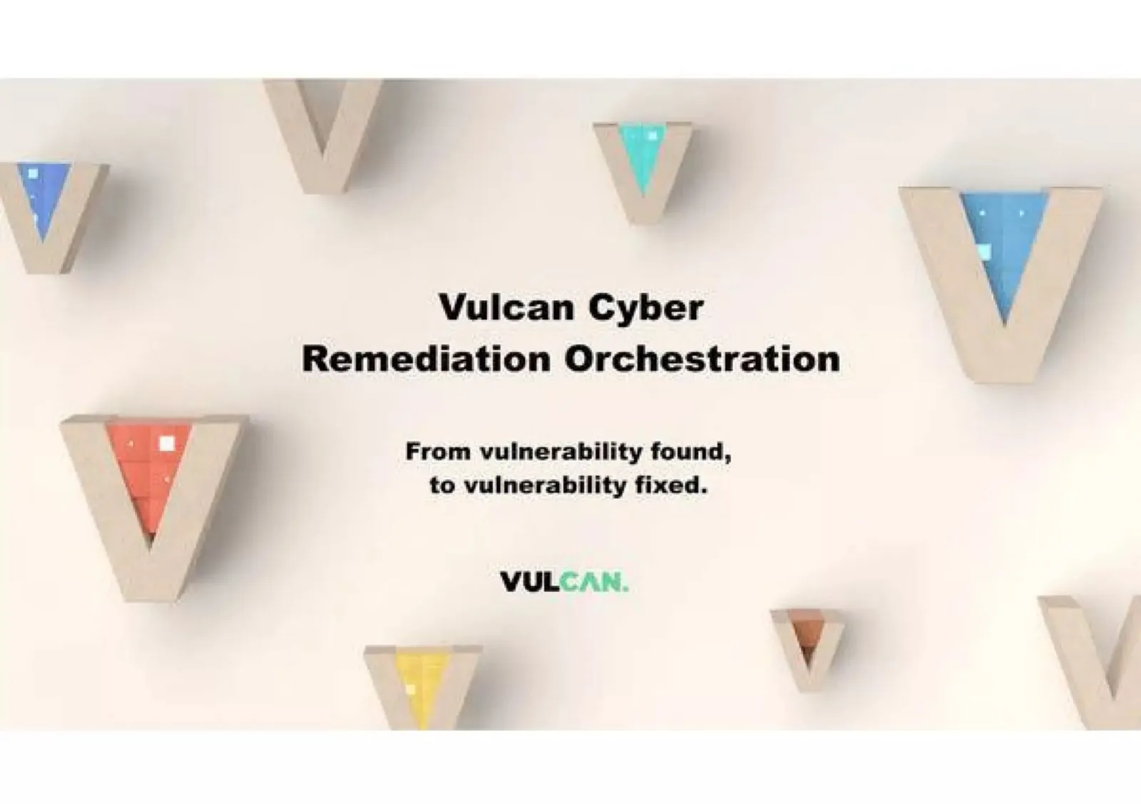 Vulcan Cyber pitch deck slide