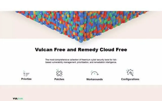 Product / solution slide 14 from Vulcan Cyber