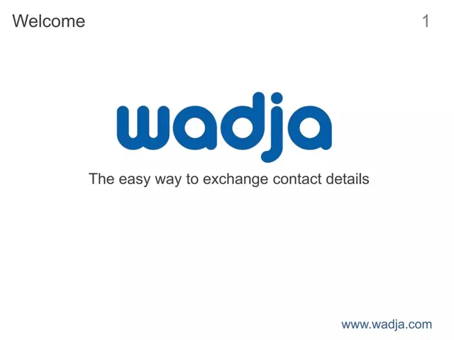 Wadja pitch deck cover
