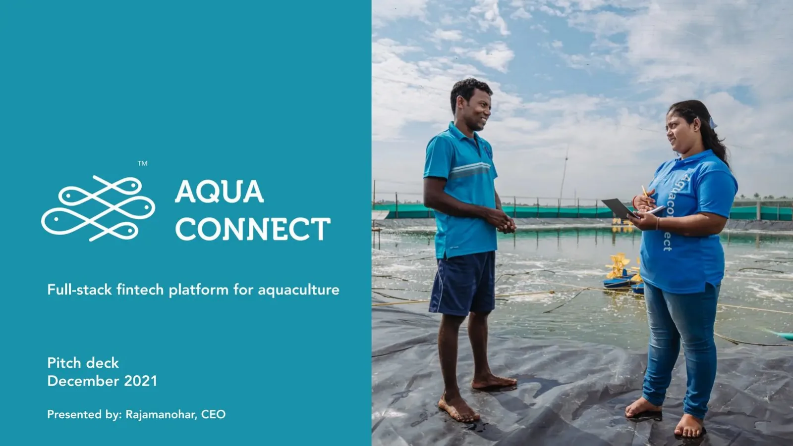 Aquaconnect pitch deck slide