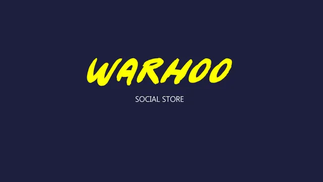 Warhoo pitch deck cover