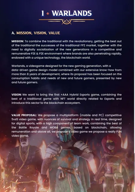 Vision slide 4 from Warlands