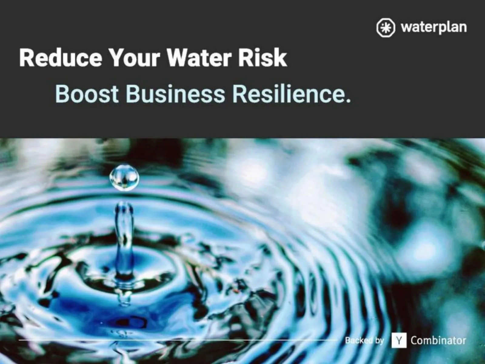 Waterplan pitch deck slide