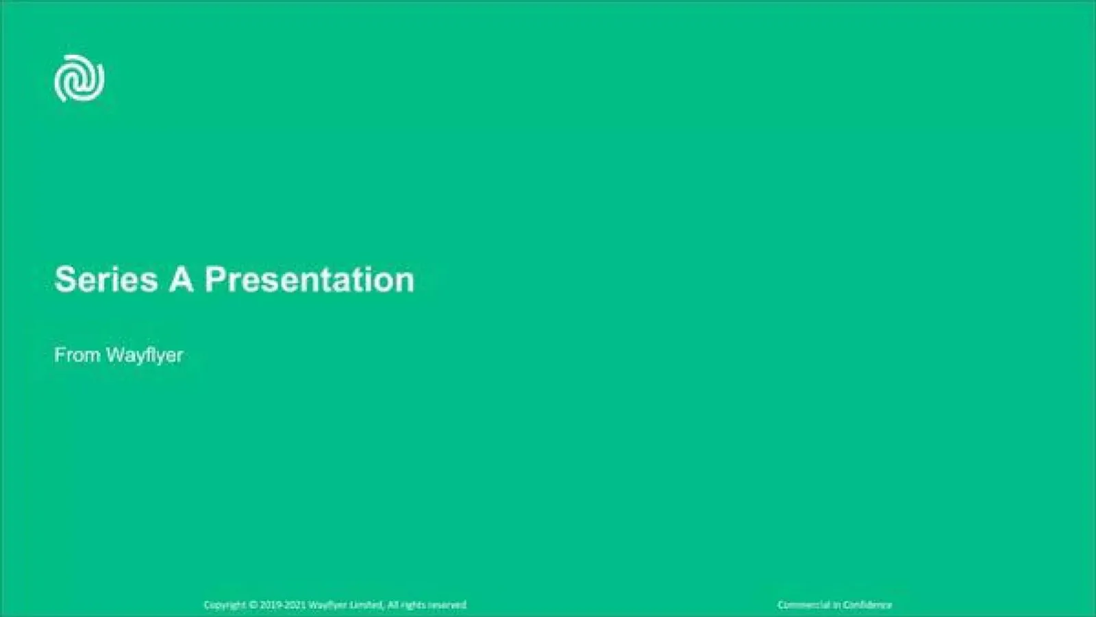 Wayflyer pitch deck slide