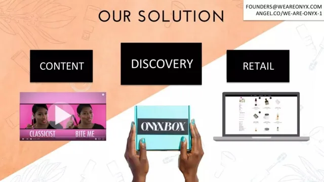 Product / solution slide 5 from We Are Onyx
