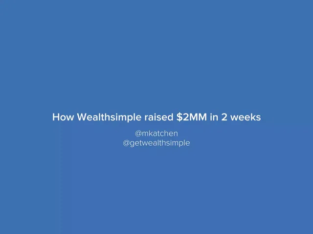 Wealthsimple pitch deck cover