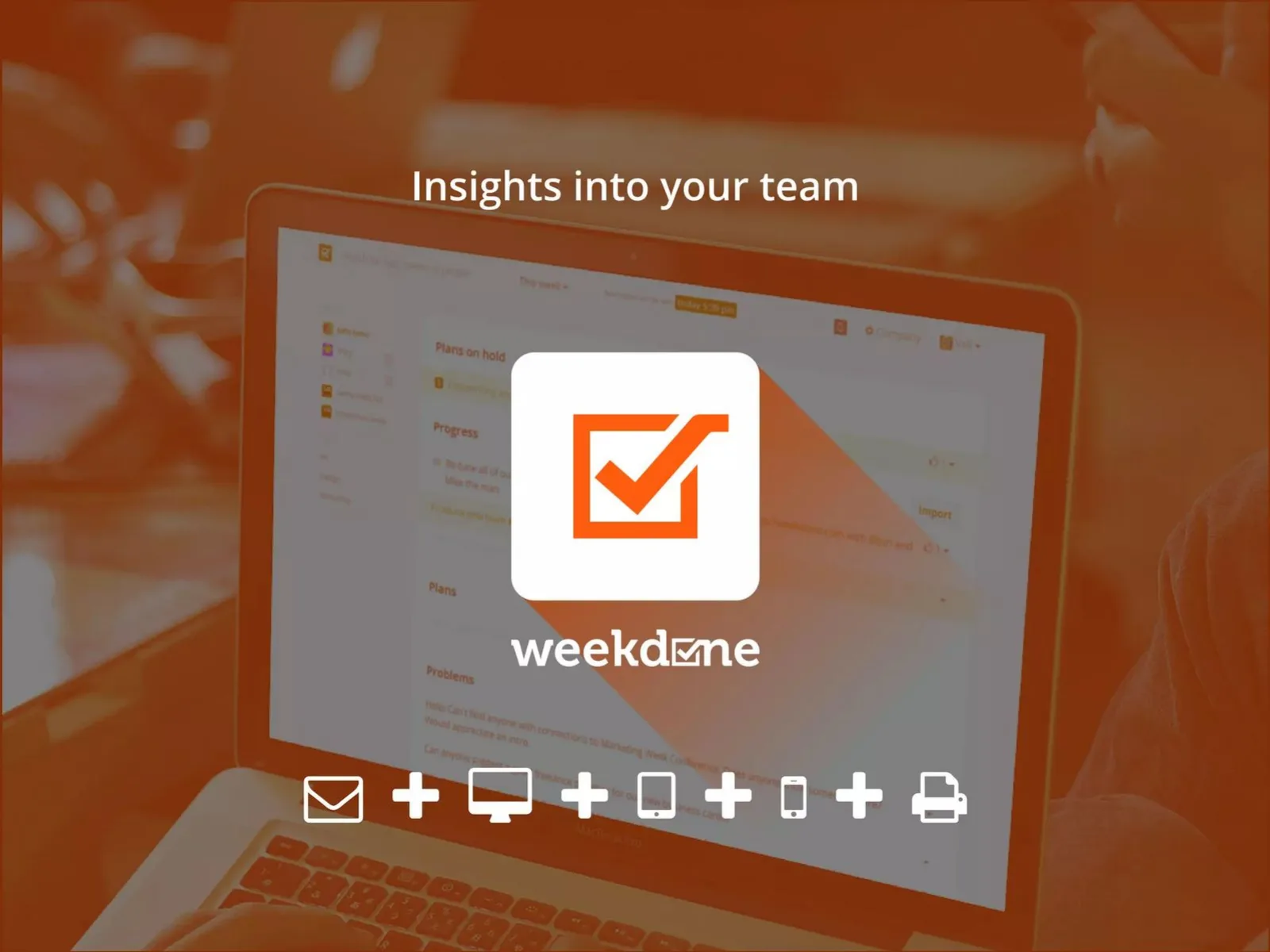 Weekdone pitch deck slide