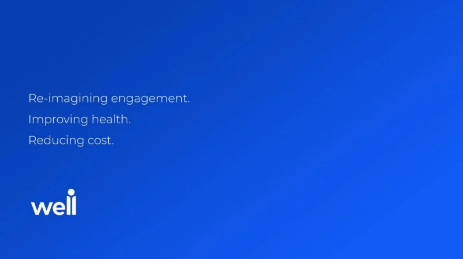 Well Dot pitch deck slide