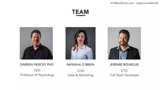 Team slide 6 from WellTrack