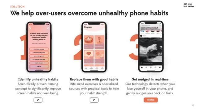 Product / solution slide 4 from Wellspent (formerly not less but better)