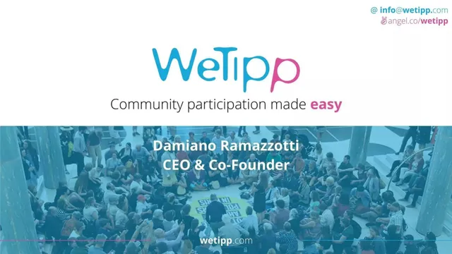 WeTipp pitch deck cover