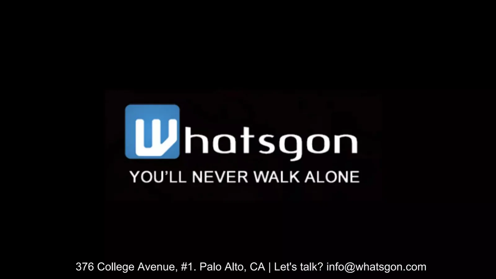 Whatsgon pitch deck slide