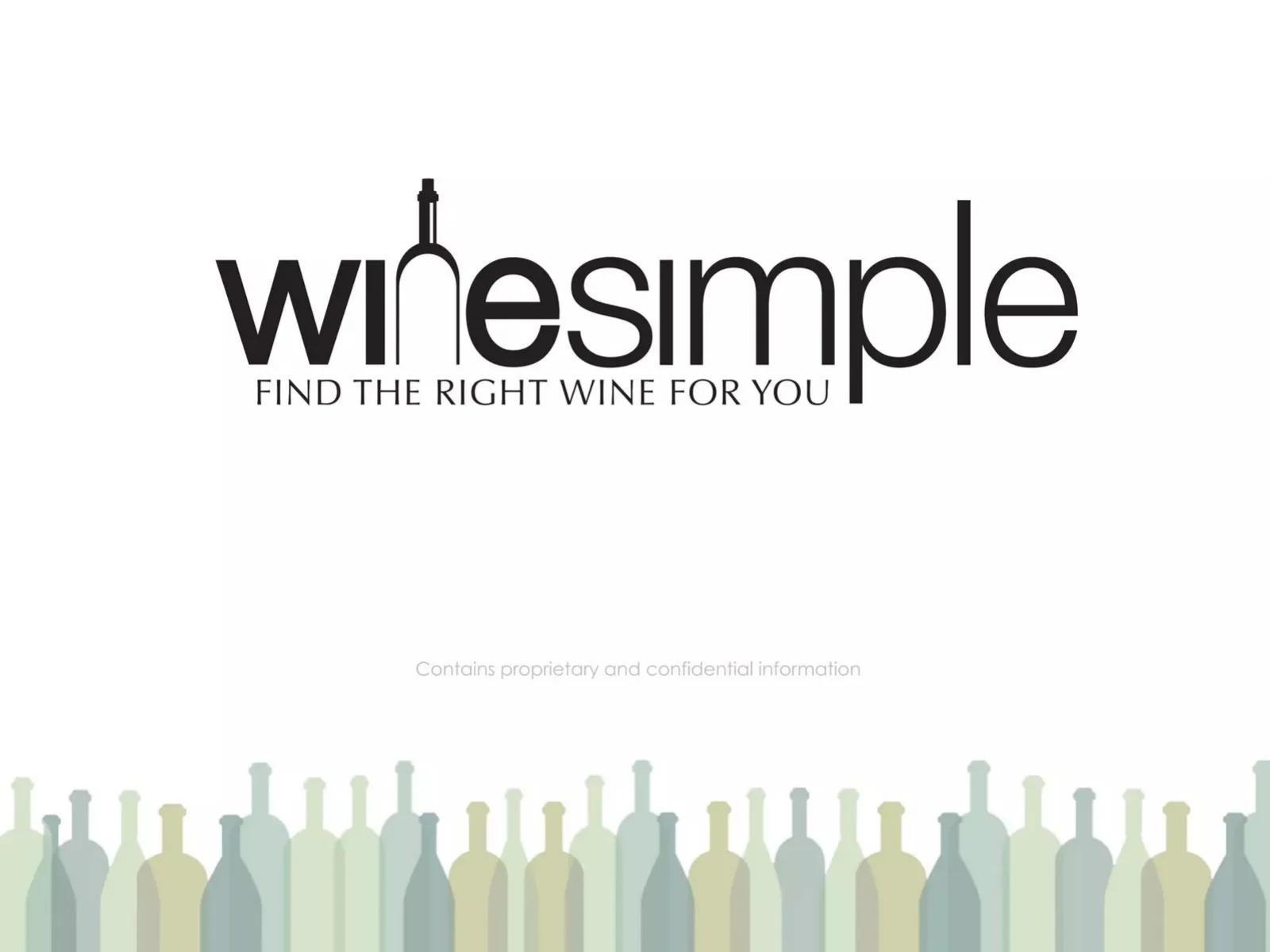 WineSimple pitch deck slide