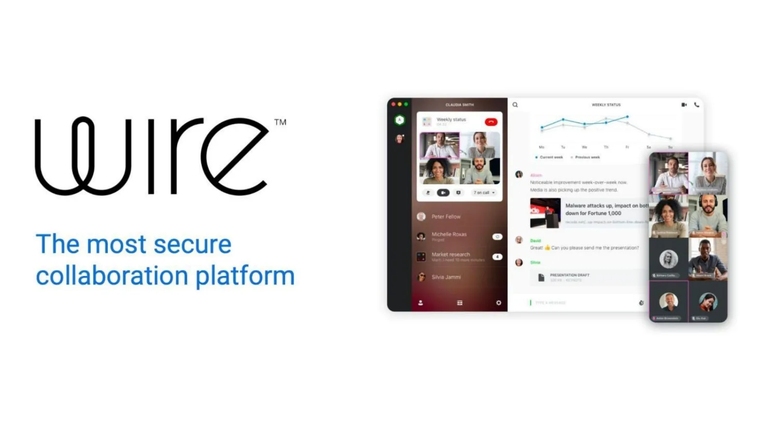 Wire pitch deck slide