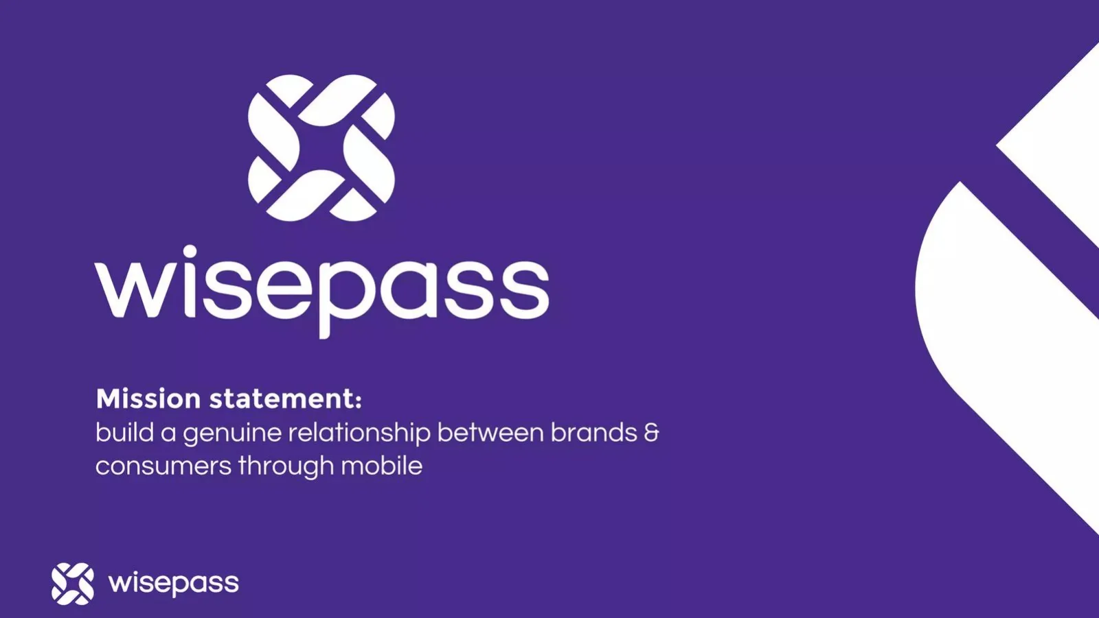 WisePass pitch deck slide