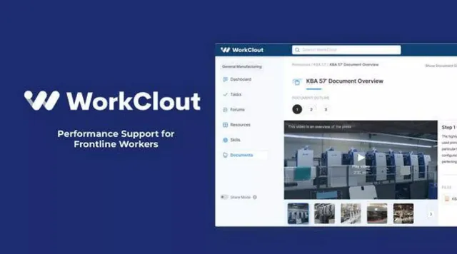 WorkClout pitch deck cover