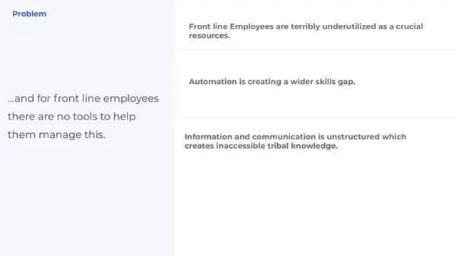 Problem slide 4 from WorkClout