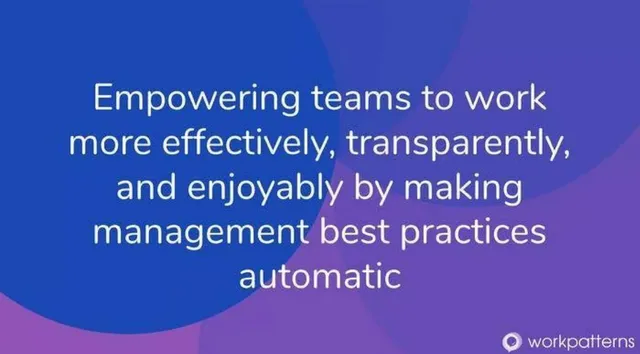 Cover slide 2 from WorkPatterns