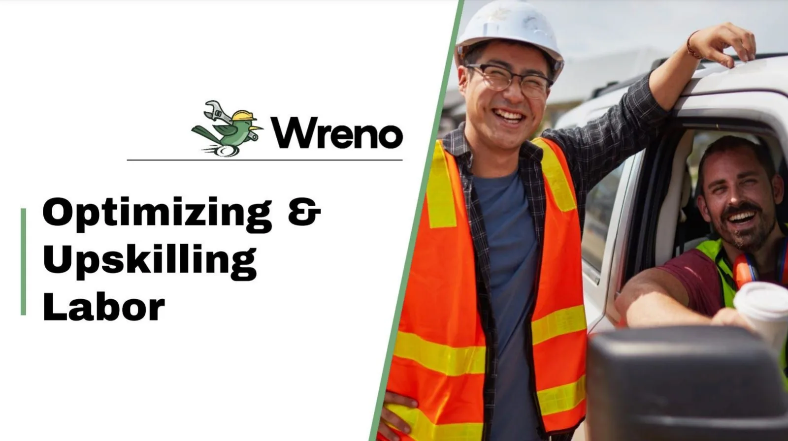 Wreno pitch deck slide