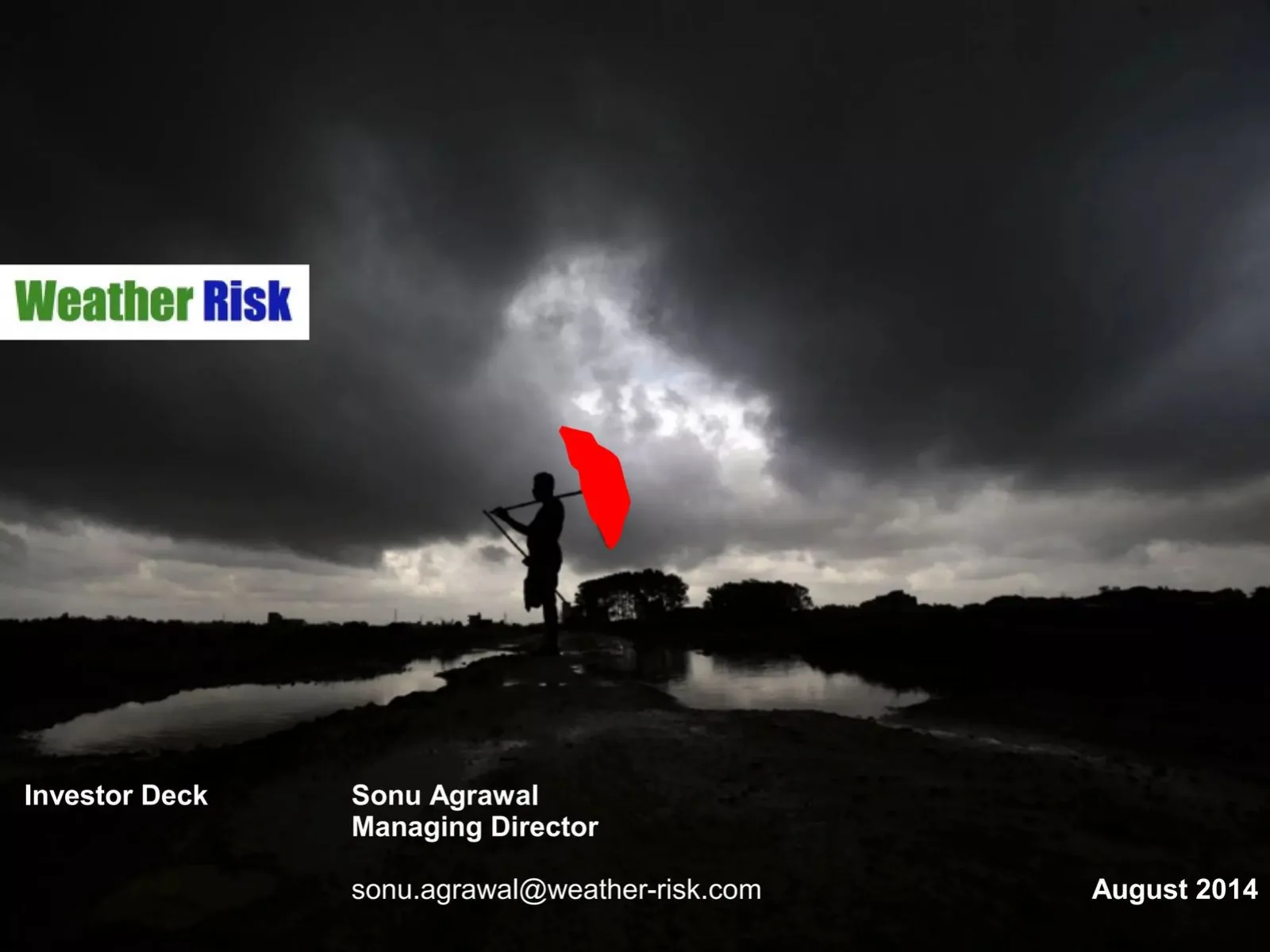 WRL (Weather Risk Management Services) pitch deck slide