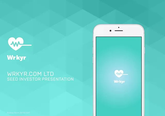 Wrkyr.com Ltd pitch deck cover