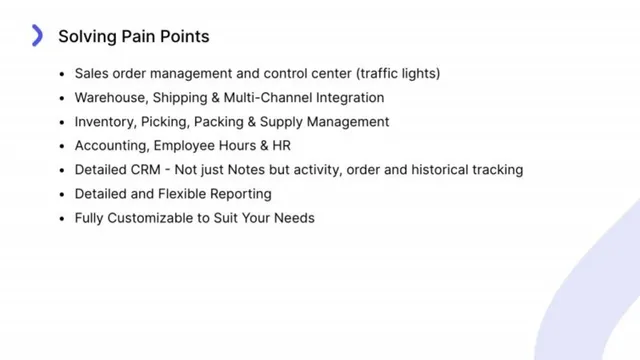 Product / solution slide 6 from Xentral