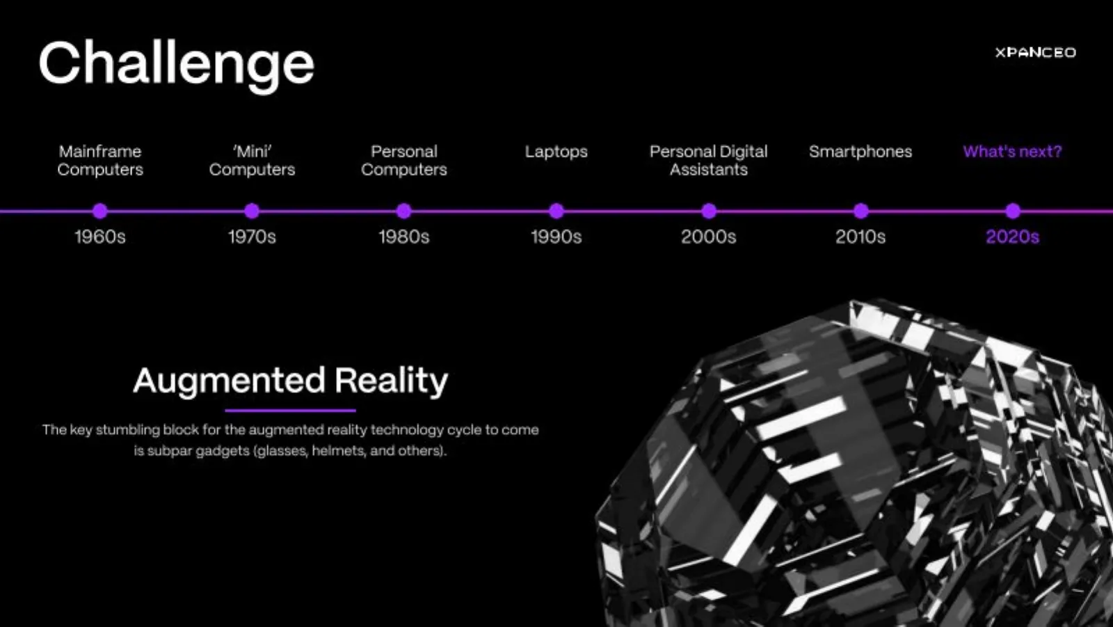 XPANCEO pitch deck slide