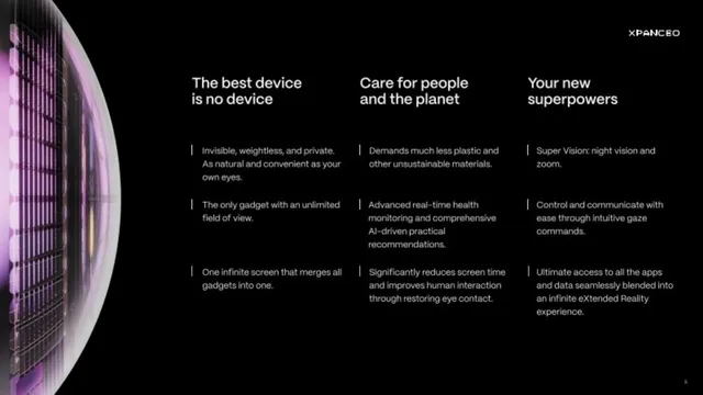 Product / solution slide 4 from XPANCEO