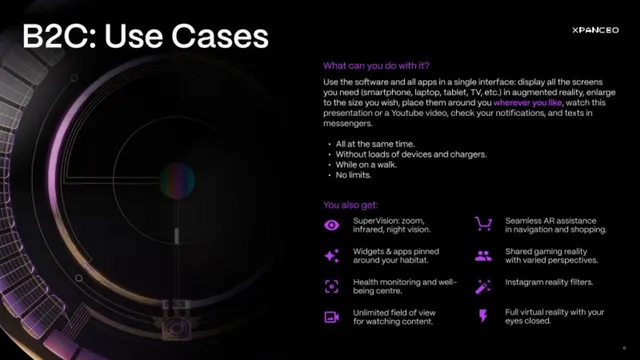 Product / solution slide 5 from XPANCEO