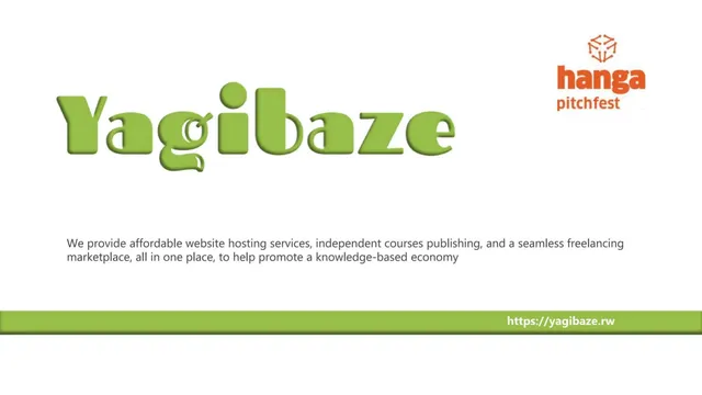 Yagibaze pitch deck cover