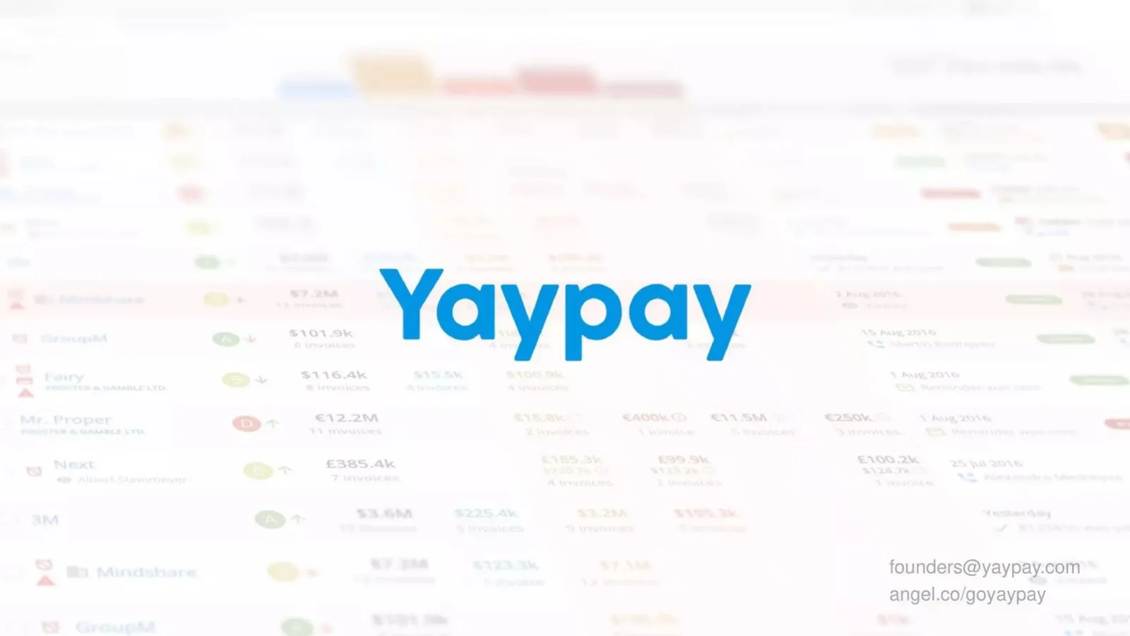 YayPay pitch deck slide