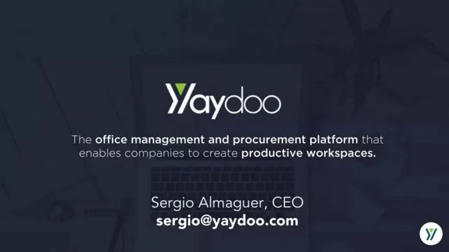Yaydoo pitch deck cover