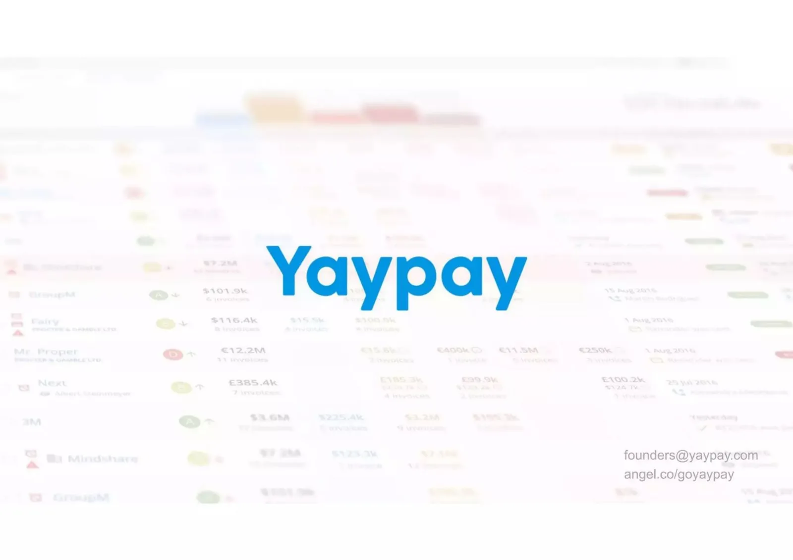 YayPay pitch deck slide