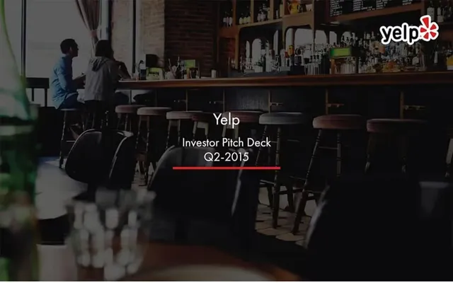 Yelp pitch deck cover
