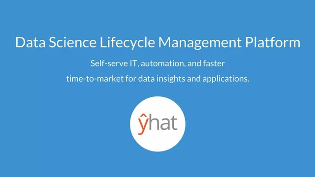 Yhat pitch deck cover