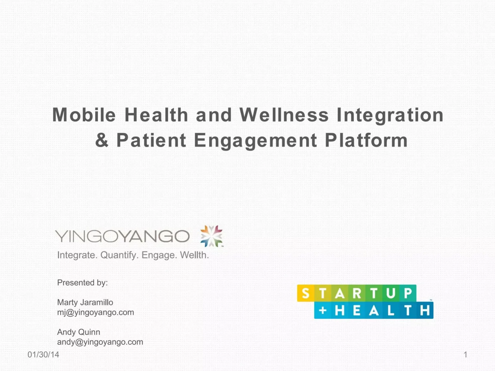 Yingo Yango pitch deck slide