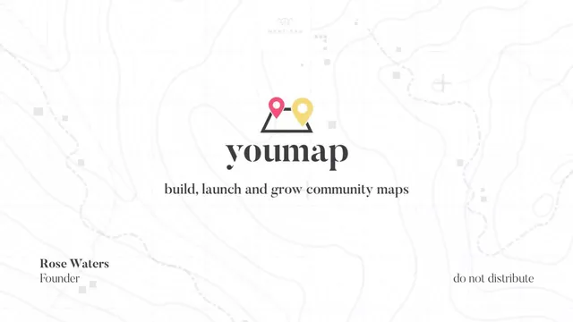 YouMap pitch deck cover