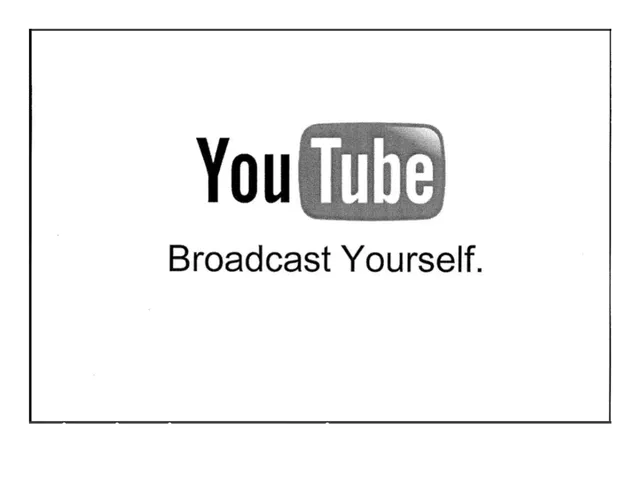 YouTube pitch deck cover