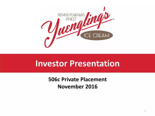 Yuengling's Ice Cream Corp pitch deck cover