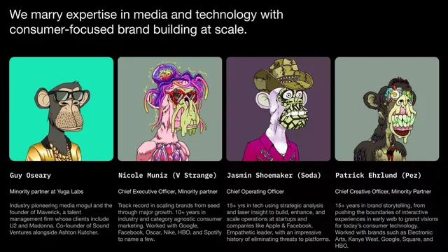 Team slide 7 from Yuga Labs