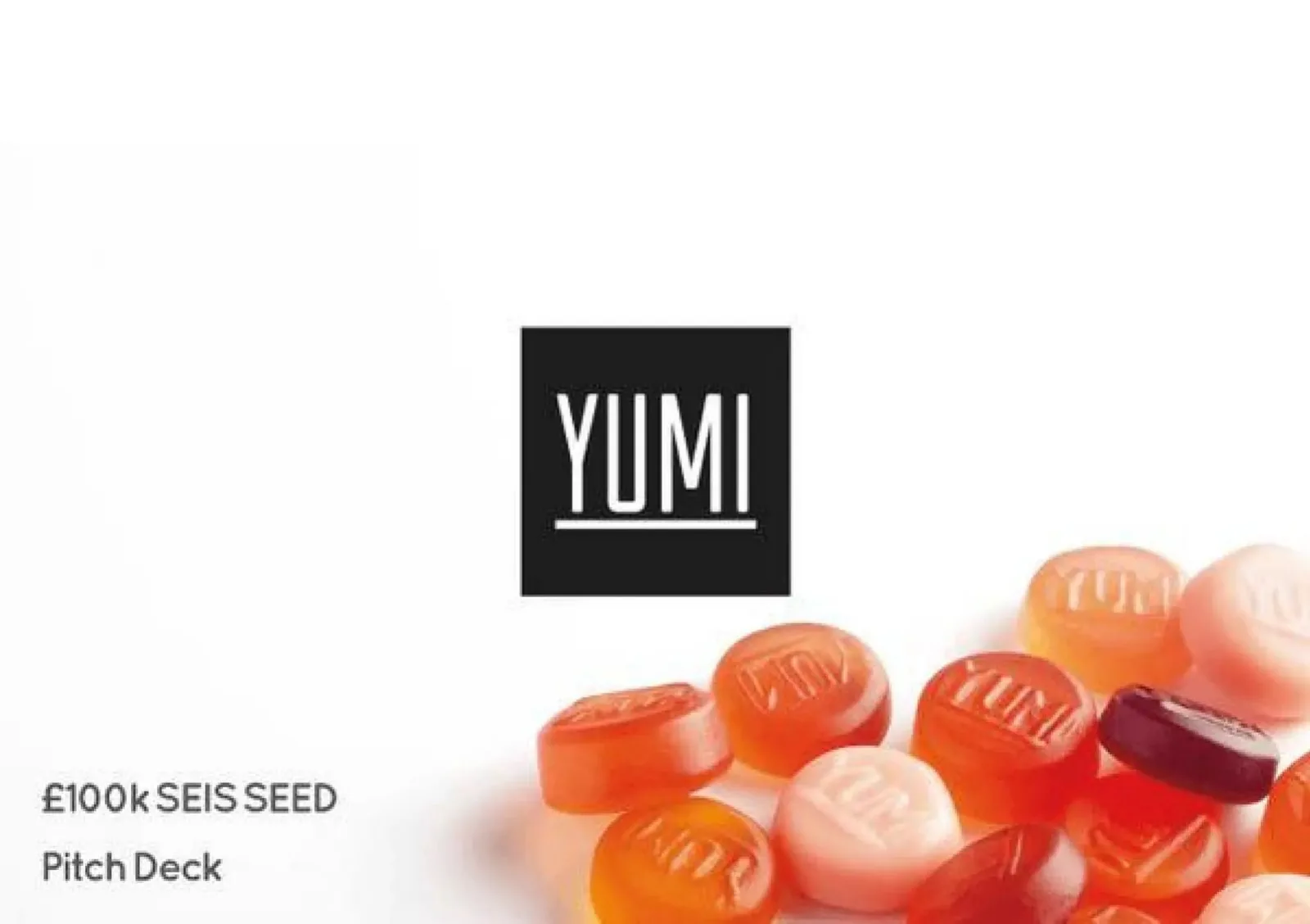 Yumi Nutrition pitch deck slide