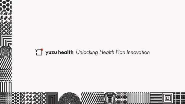 Yuzu Health pitch deck cover
