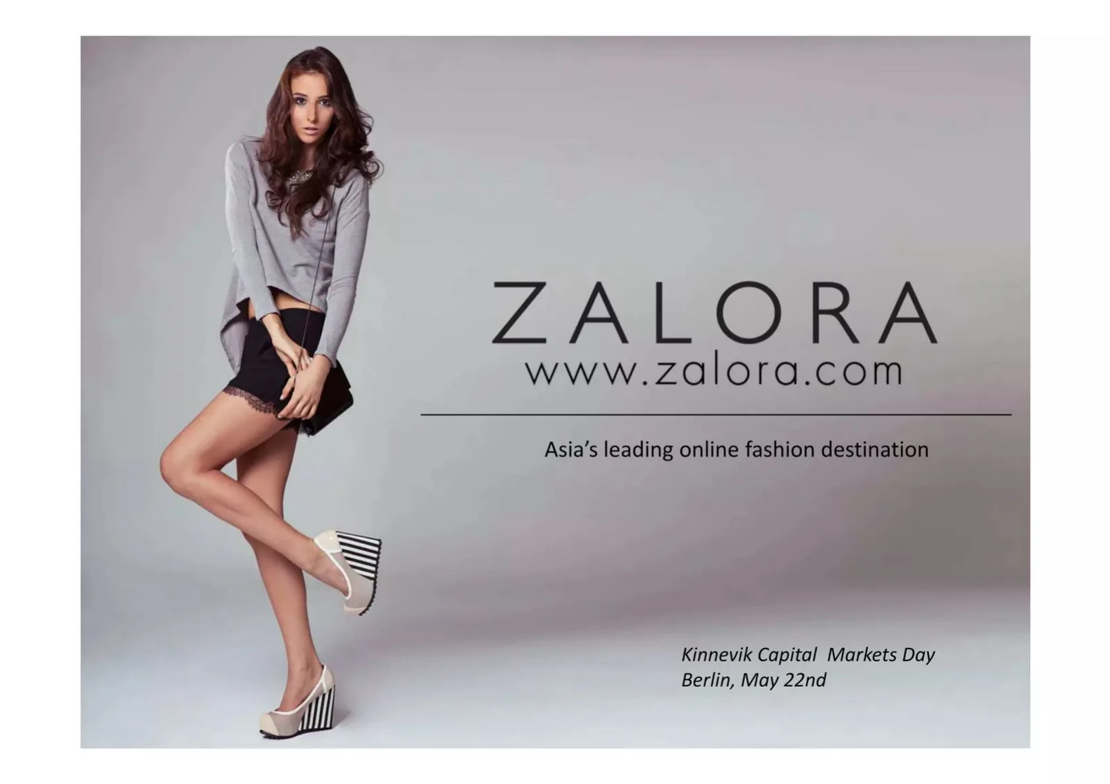 Zalora IR pitch deck slide