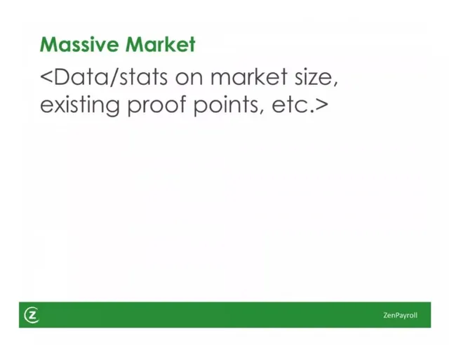 Market sizing / opportunity slide 4 from Gusto (ZenPayroll)