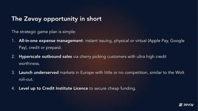 Go-to-market strategy slide 3 from Zevoy