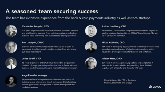 Team slide 10 from Zevoy