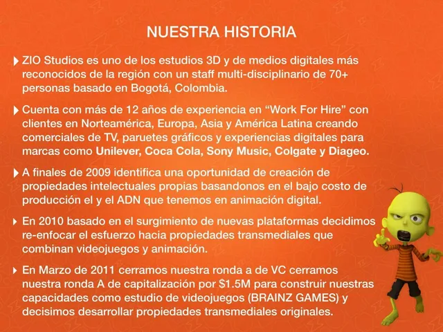 Company overview slide 2 from Zio Studios