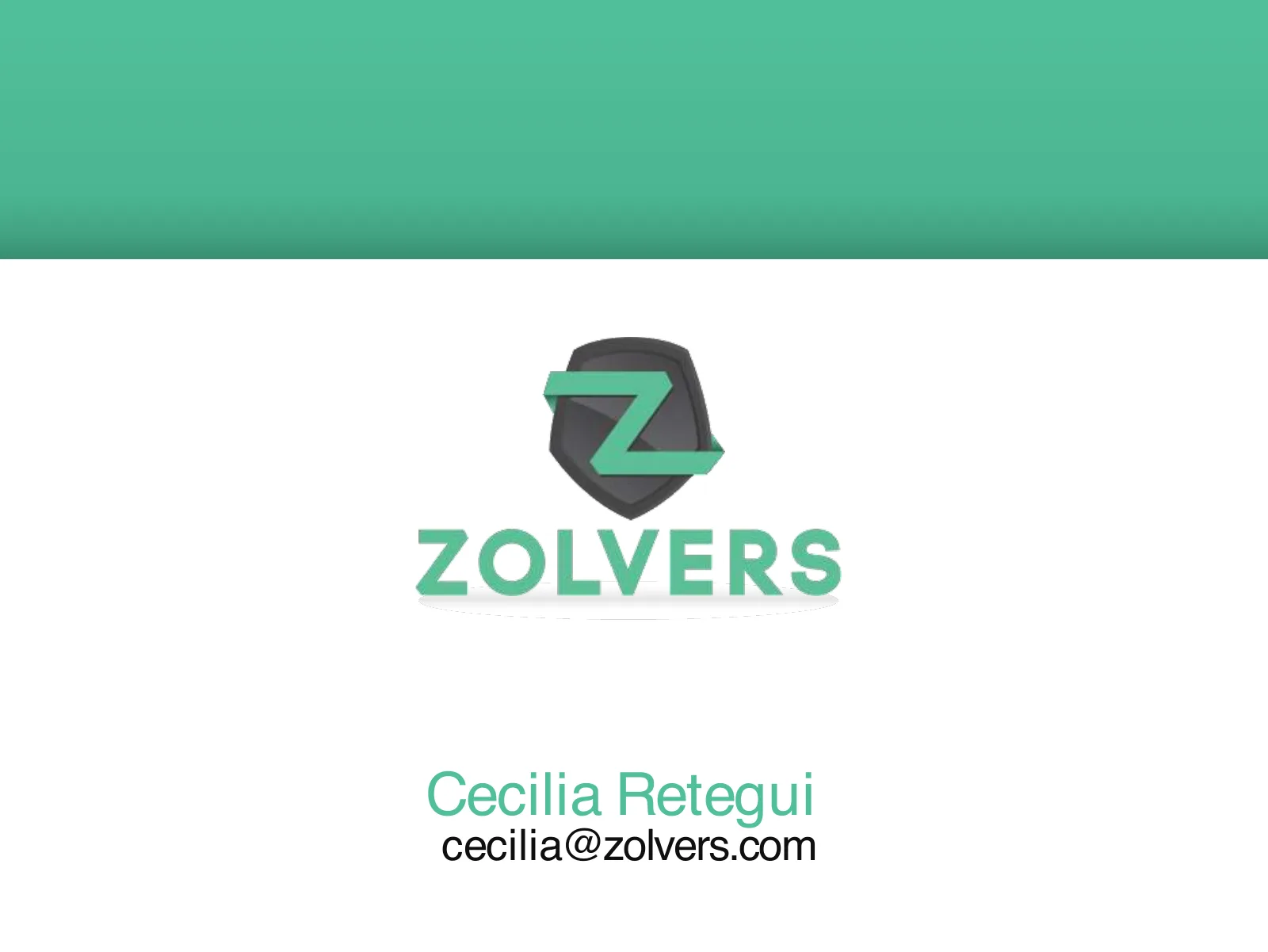 Zolvers pitch deck slide