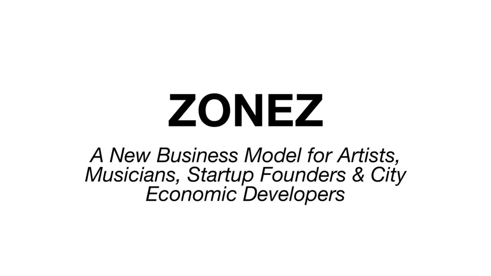Zonez pitch deck slide