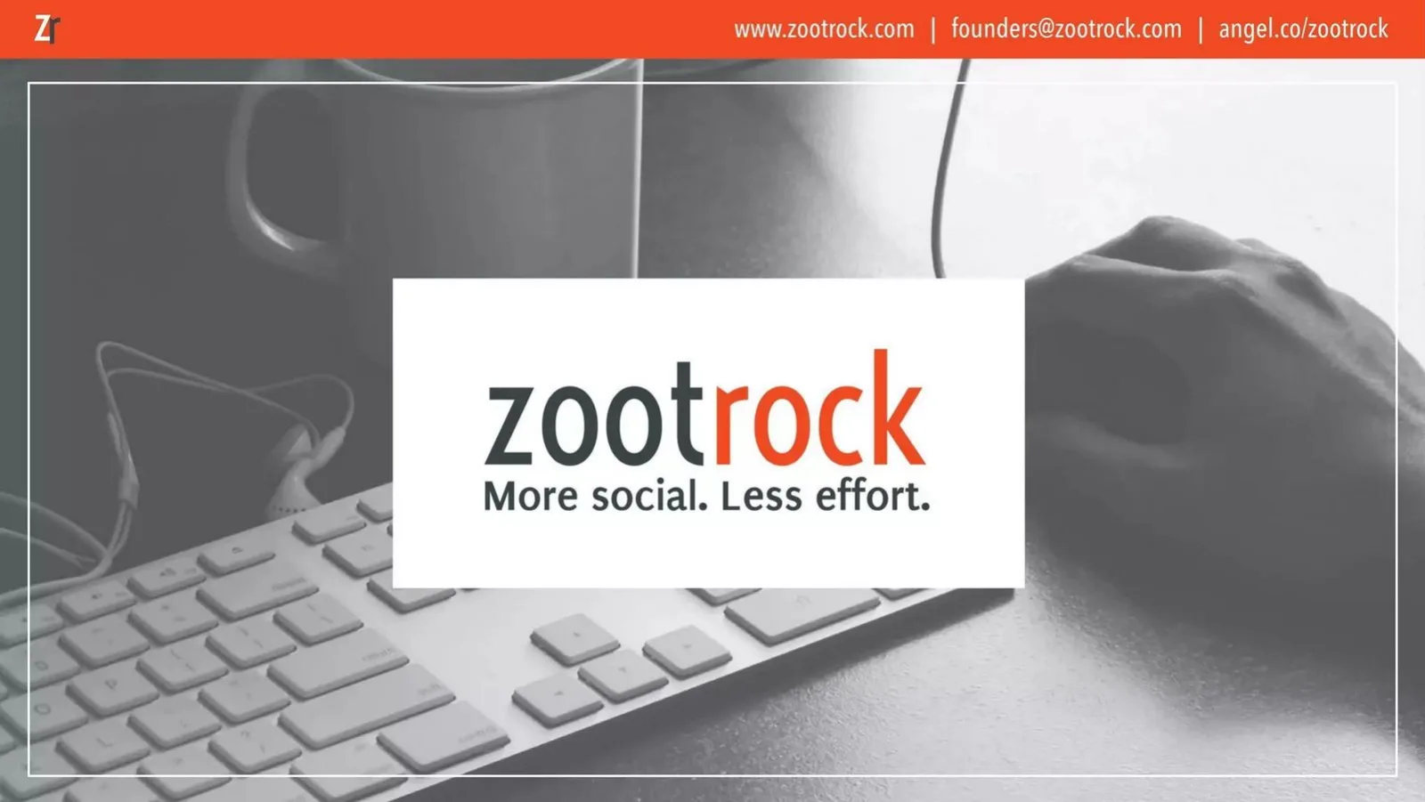 ZootRock pitch deck slide